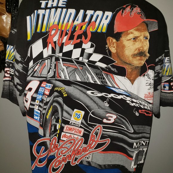 Vintage Dale Earnhardt Sr. "The Intimidator Rules" Tee - Picture 3 of 6